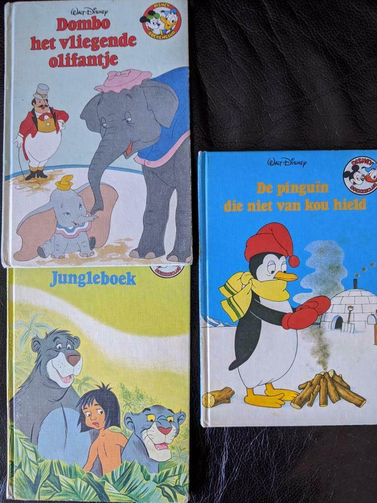 Disneyboeken: Dombo, De pinguin, Junglebook, Ophalen of Verzenden, Gelezen