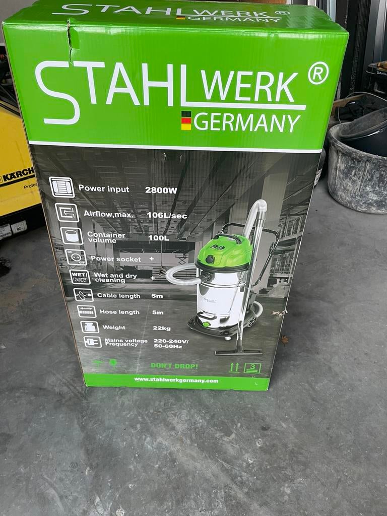 Industriële stofzuiger, Overige typen, Nieuw, 2000 watt of meer, Ophalen