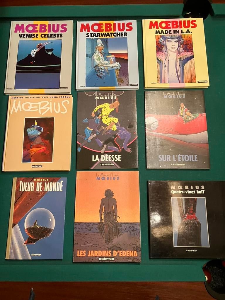 Moebius . Lot de 9 Bds ., Enlèvement, Comme neuf