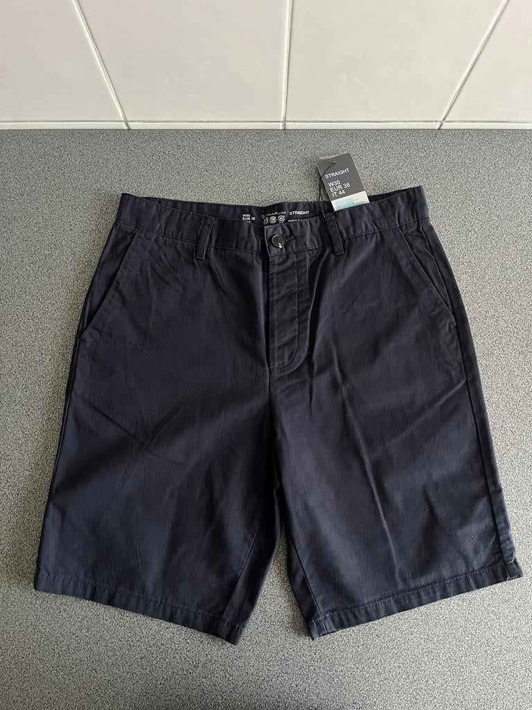 Blauwe chino short - W30 / EUR 38, Neuf, Enlèvement ou Envoi, Bleu, Taille 46 (S) ou plus petite