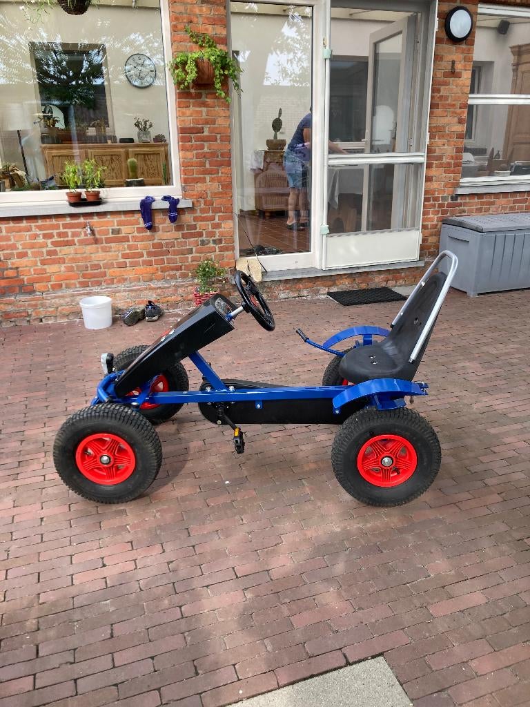 gocart skelter mammoet, Kinderen en Baby's, Speelgoed | Buiten | Skelters, Ophalen, Zo goed als nieuw, Mammoet, Vrijloopautomaat
