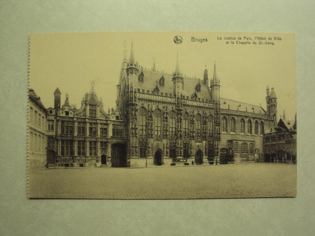 53445 - BRUGES - LA JUSTICE DE PAIX - L'HOTEL DE VILLE, Envoi