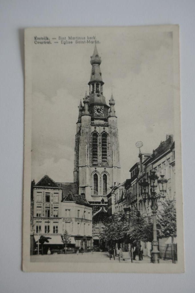 6 oude postkaarten stad Kortrijk, Verzamelen, Ophalen of Verzenden, Ongelopen, West-Vlaanderen