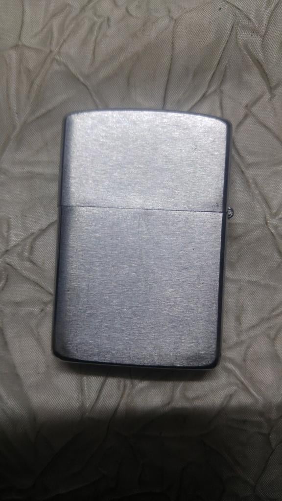 Vintage aansteker Zippo briquet brushed chrome A IV 56, Enlèvement ou Envoi, Comme neuf, Journal