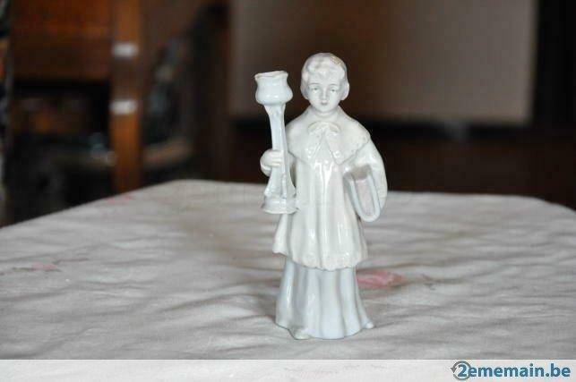 statuette en porcelaine enfant de coeur, Enlèvement ou Envoi