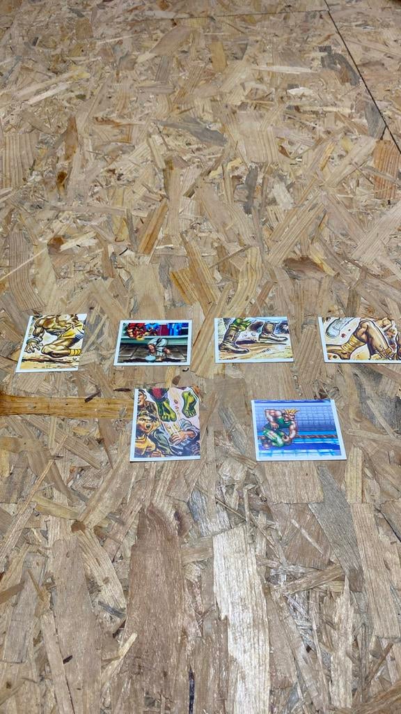 Street fighter stickers 1991, Verzamelen, Ophalen of Verzenden