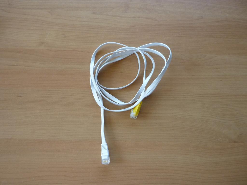 RJ45 8P8C UTP flat kabel cat.5 internetkabel ethernet kabel, Ophalen of Verzenden