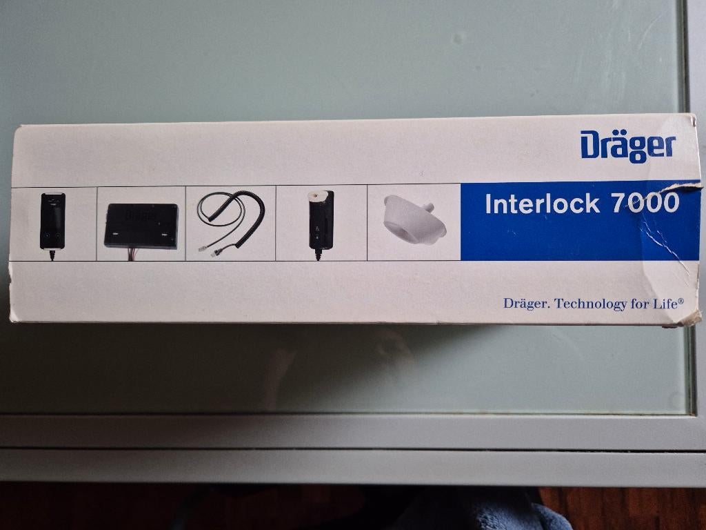 Alcoholsot Dräger Interlock 7000, Ophalen, Gebruikt