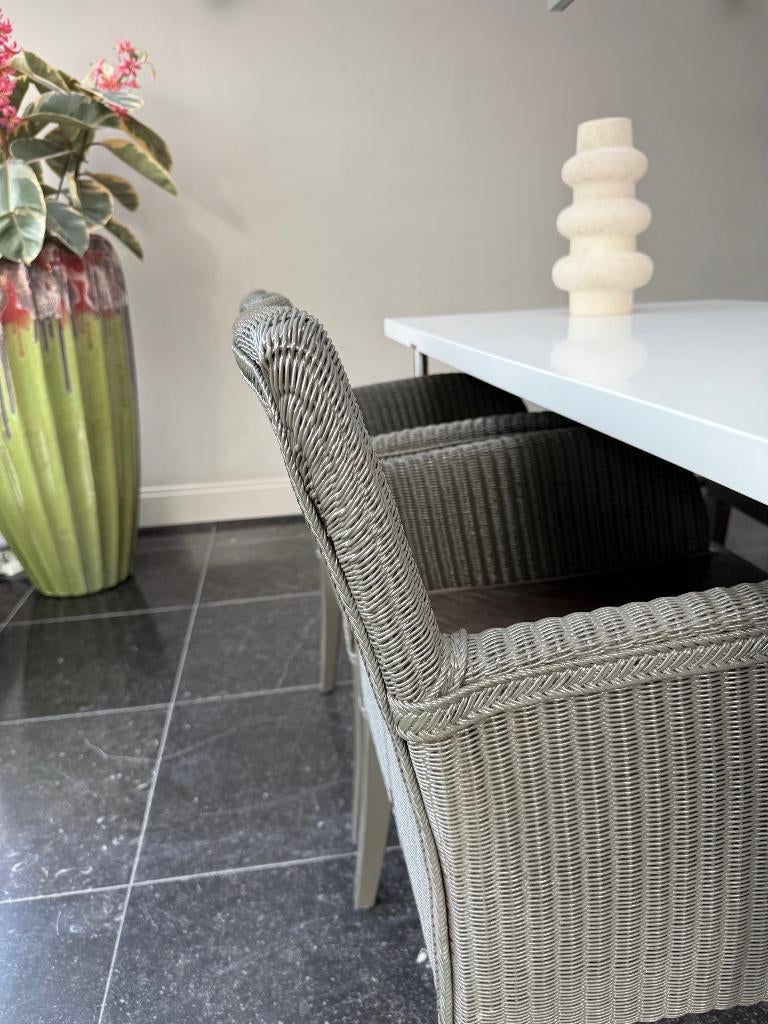 Vincent Shepperd grijze stoelen, Maison & Meubles, Chaises, Gris, Osier ou Rotin, Tijdloos, landelijk en duurzaam, Enlèvement
