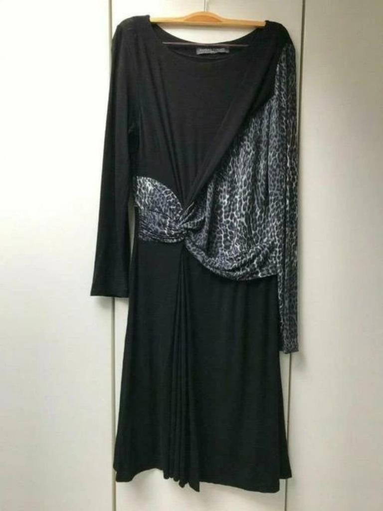 Sandro Ferrone zwarte jurk - Maat M, Kleding | Dames, Maat 38/40 (M), Zwart, Sandro Ferrone, Ophalen of Verzenden