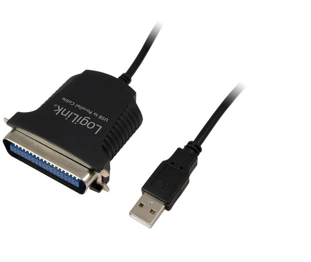 Logilink usb to parallel cable, Ophalen, Zo goed als nieuw