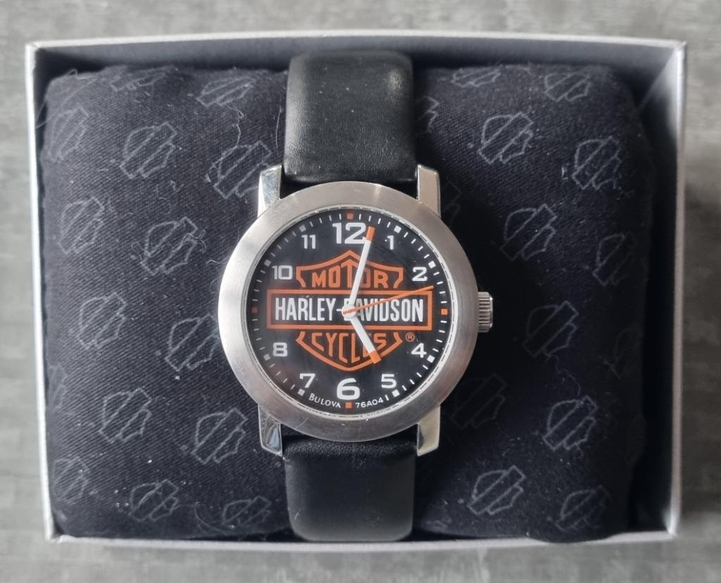 Montre Harley-Davidson, Autres marques, Enlèvement ou Envoi, Cuir, Acier