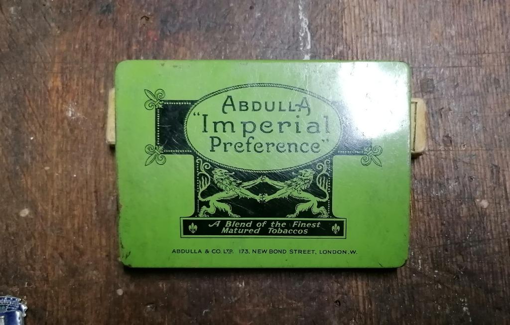 Abdulla imperial GB WW1 WW2 militaire sigarettendoos, Verzenden