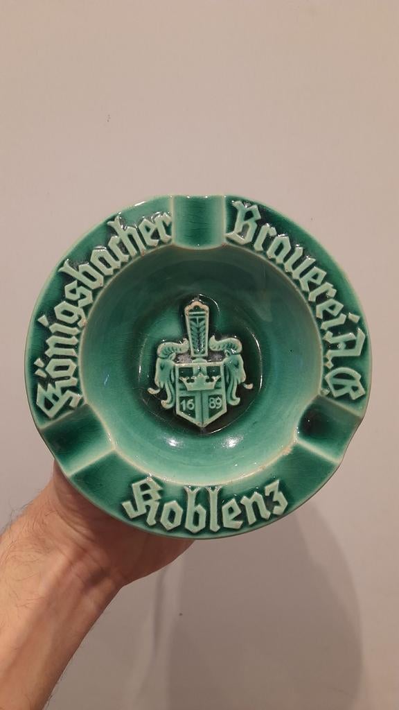 Reclame asbak Köningsbacher, Ophalen of Verzenden