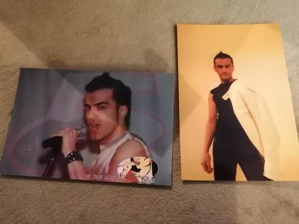 Foto's met handtekening Davy, Verzamelen, Foto's en Prenten, Verzenden, Foto