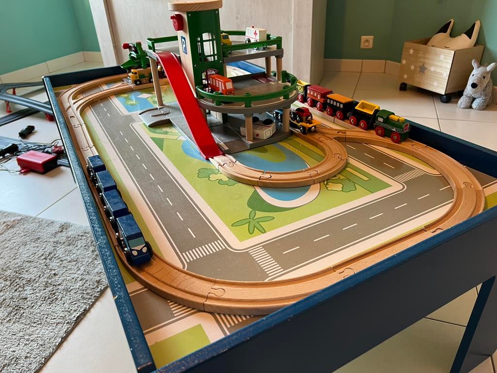 Train en bois Brio, Ophalen, Zo goed als nieuw, Duw- of Trekspeelgoed