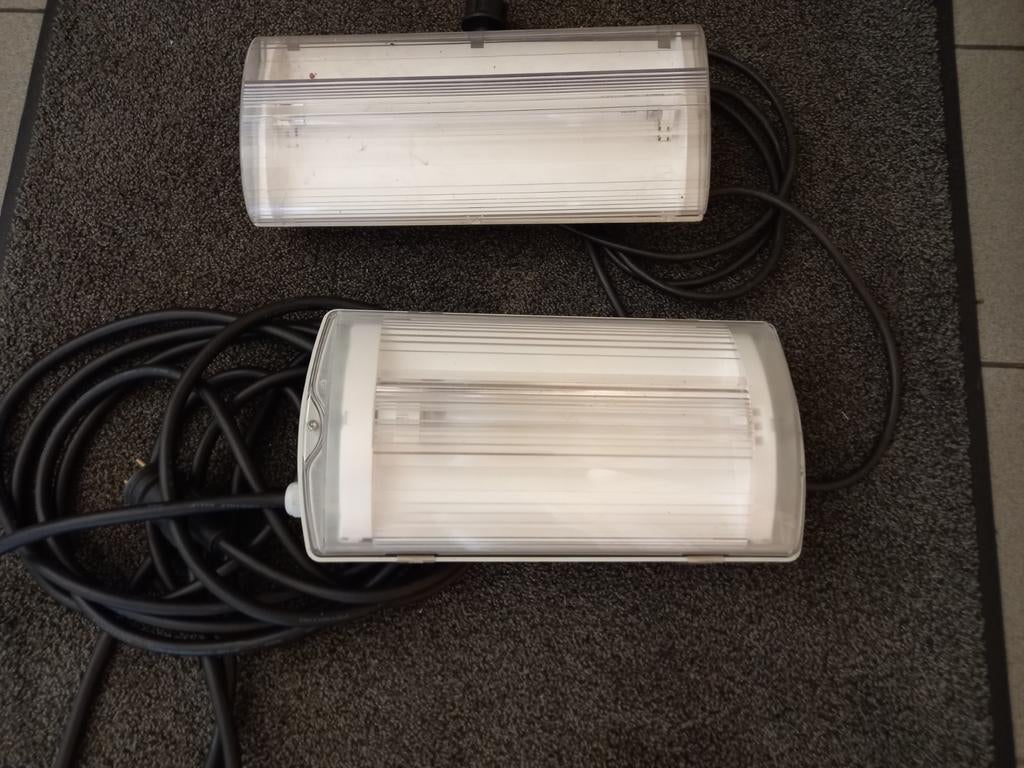 Noodverlichting, Doe-het-zelf en Bouw, Bouwverlichting, Ophalen, Gebruikt