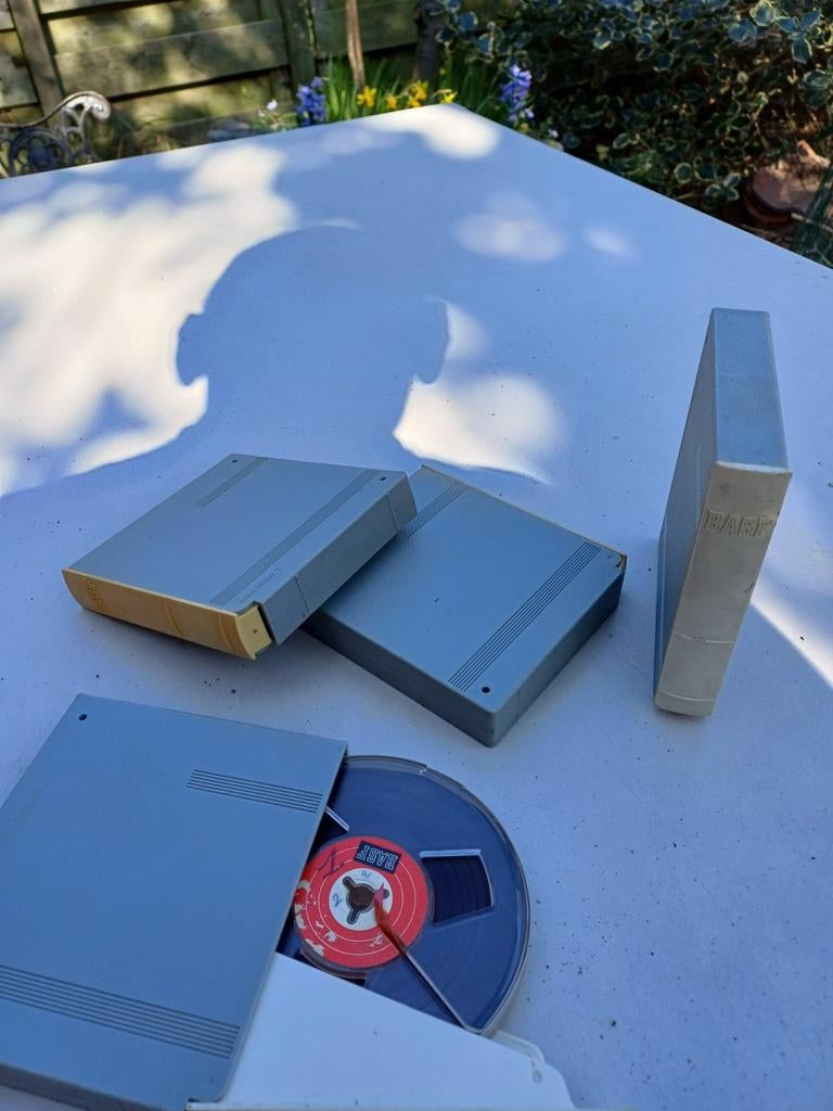 4 cassettes audio BASF 11 cm, Enlèvement ou Envoi