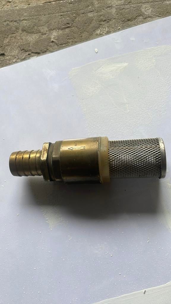Crépine d’aspiration, filtre inox et clapet anti retour, Enlèvement