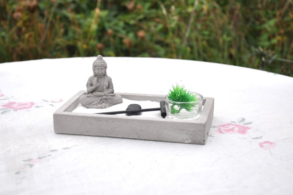 decoration asiatique avec sable et bouddha, Enlèvement ou Envoi, Utilisé