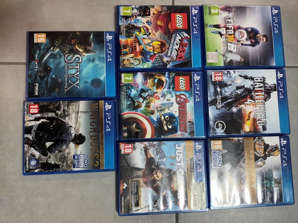 Playstation 4 spelletjes, Ophalen