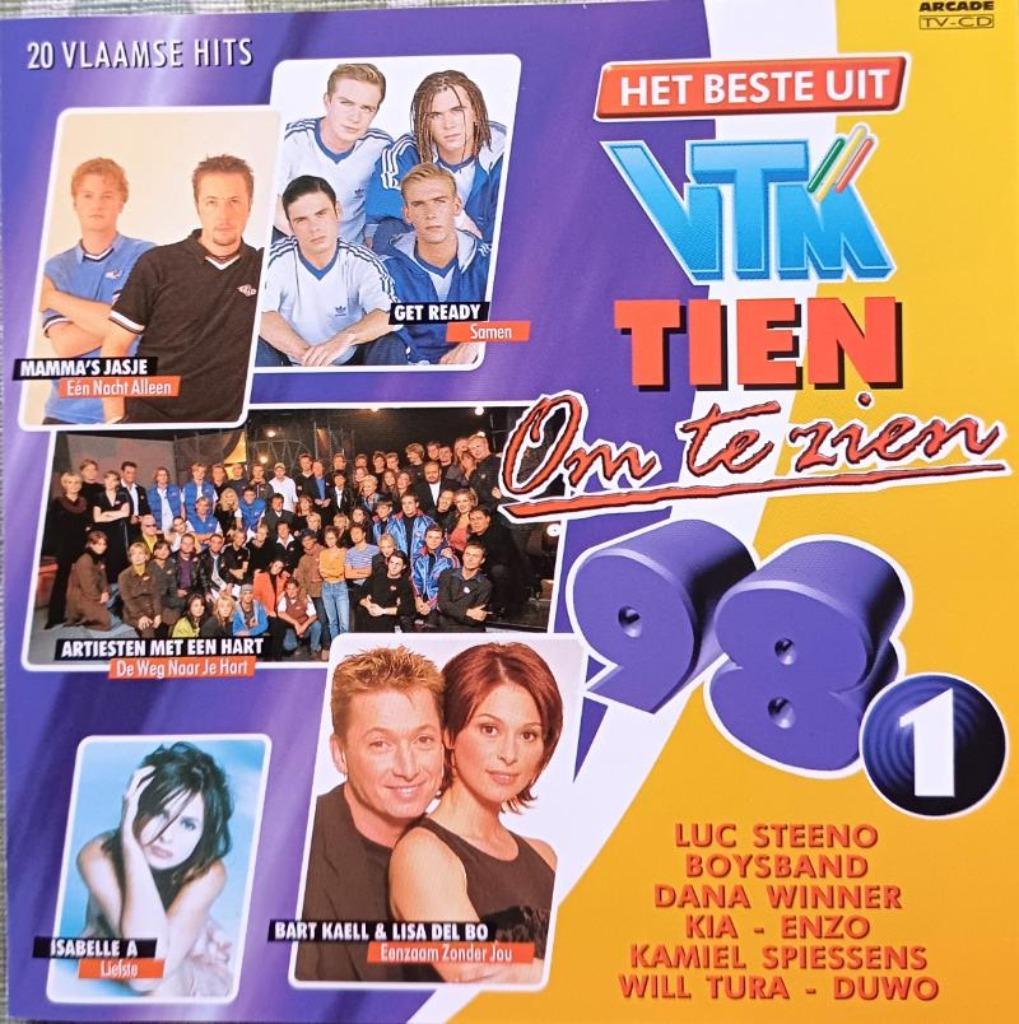 cd - TIEN OM TE ZIEN - 98-1, Cd's en Dvd's, Cd's | Verzamelalbums, Ophalen, Zo goed als nieuw