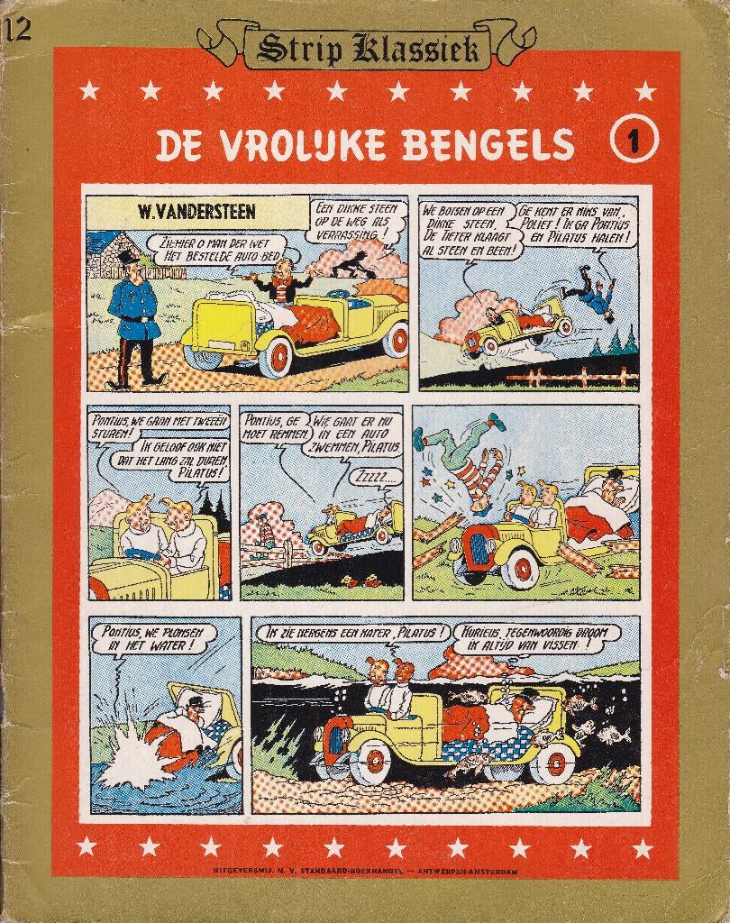 De Vrolijke Bengels 1 – Strip Klassiek - 1983, Livres, BD, Utilisé, Une BD, Enlèvement