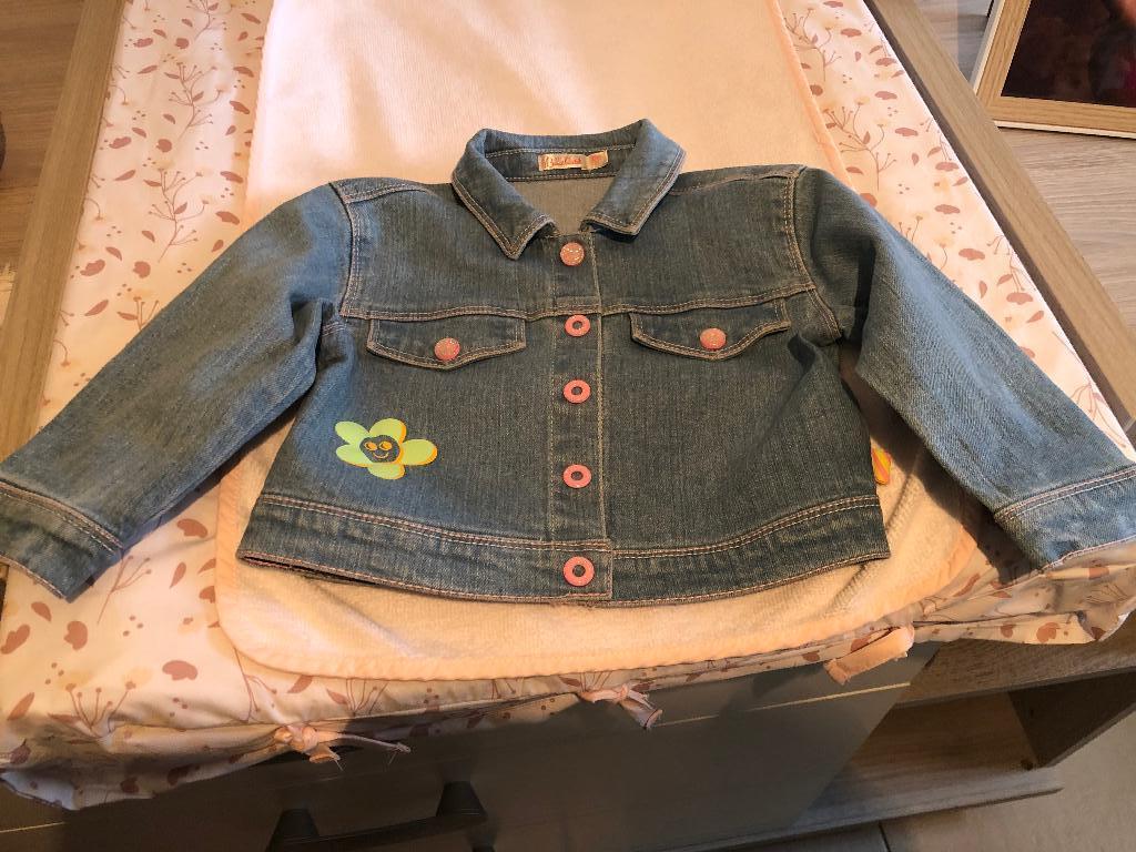 Veste en jean  Billieblush, Enlèvement, Comme neuf, Fille