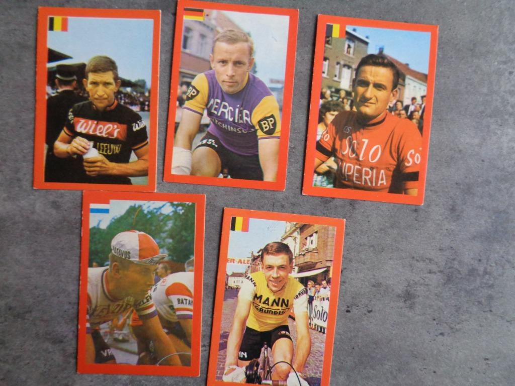 CYCLISTES MAPLE LEAF GUM SÉRIE 5X CYCLISME bord rouge, Enlèvement ou Envoi, Comme neuf