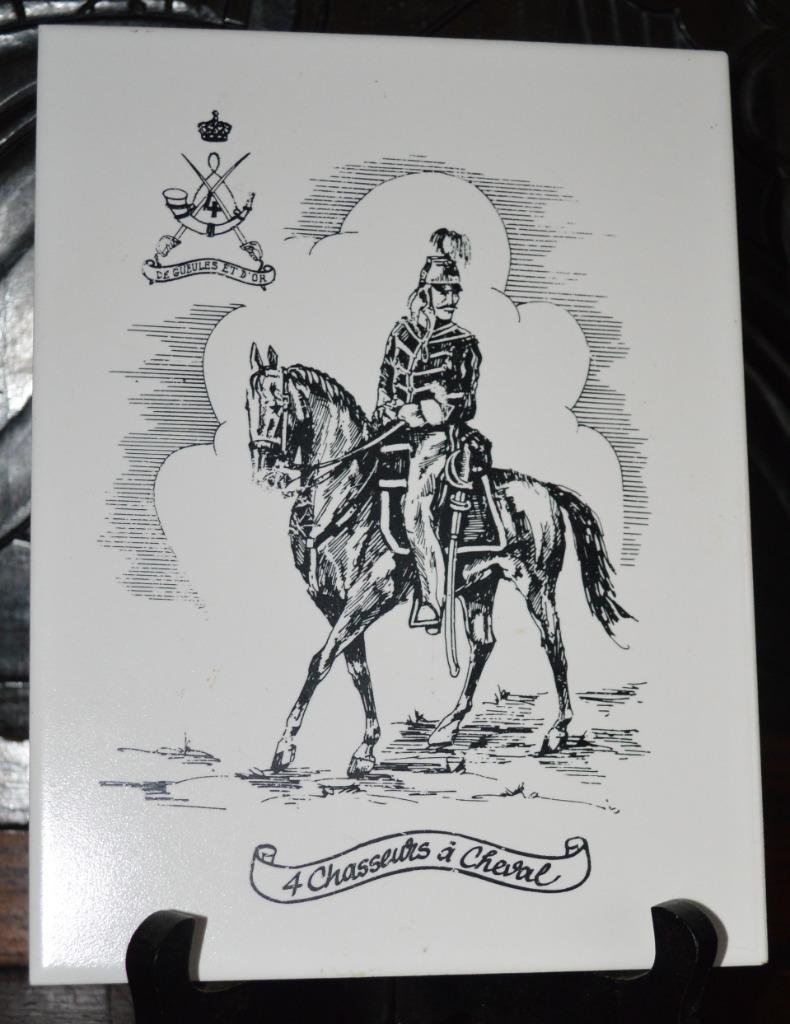 Tegel 4e Chasseurs à cheval 1914-1918, Enlèvement ou Envoi, Armée de terre, Objet d'art