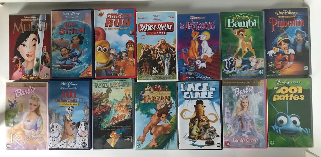 Lot de films pour enfants – VHS, Ophalen, Gebruikt, Tekenfilm, Alle leeftijden