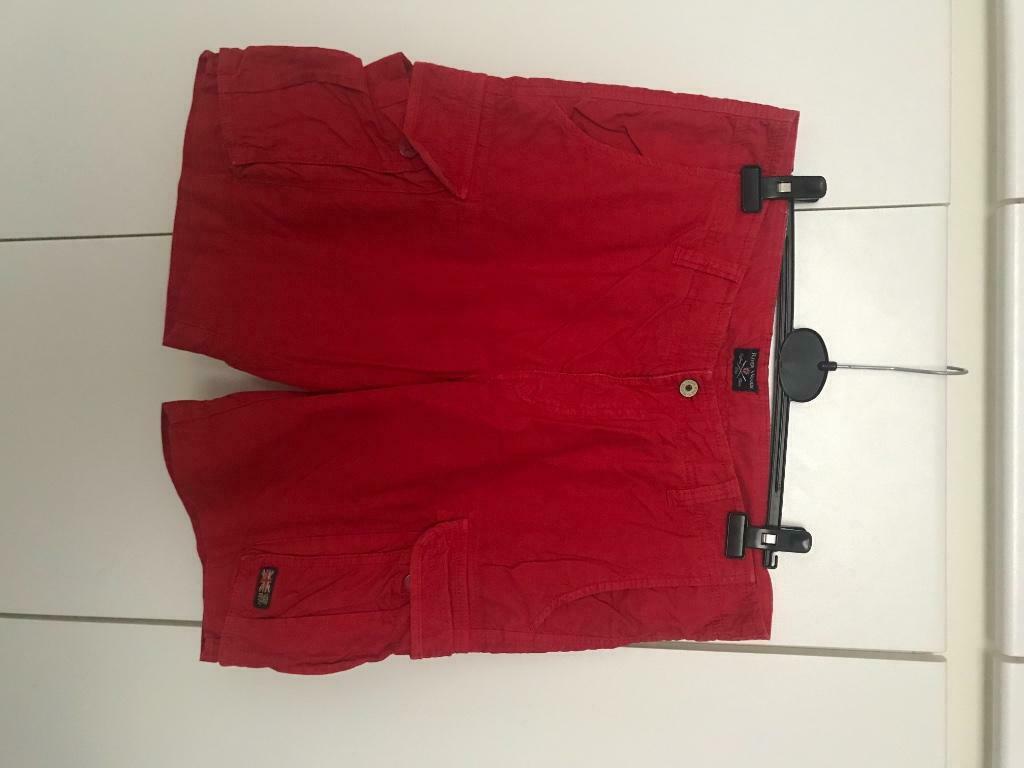 River Woods short maat 44, Kleding | Heren, Broeken en Pantalons, Ophalen of Verzenden, River Woods, Gedragen, Rood