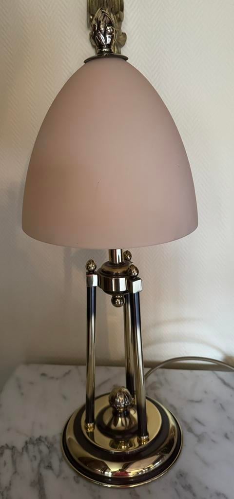 Nachtlamp messing H52cm, Ophalen, Zo goed als nieuw