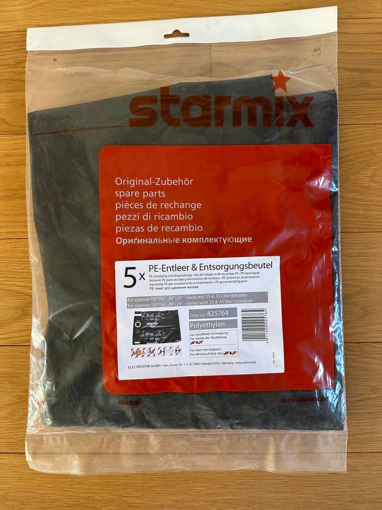 Sacs filtrants Starmix FBPE 25/35 (set de 5 pcs), Enlèvement ou Envoi, Comme neuf, Autres types