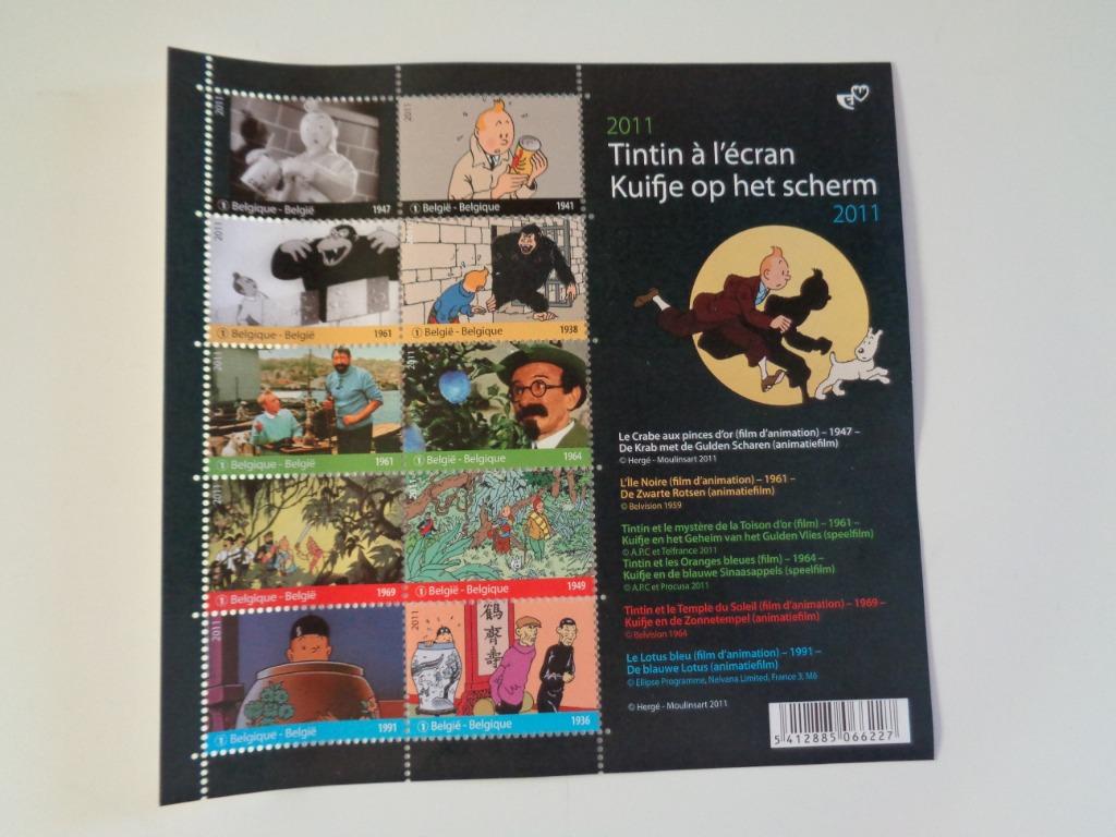 Timbres collection tintin Hergé 2011 Neuf, Timbres & Monnaies, Timbres | Europe | Belgique, Non oblitéré, Autre, Autre, Sans enveloppe
