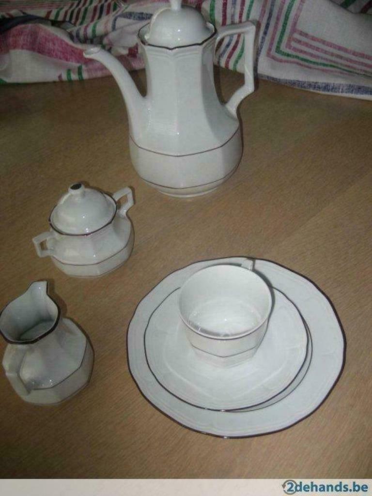 Eet en koffie servies, Enlèvement, Comme neuf, Service complet