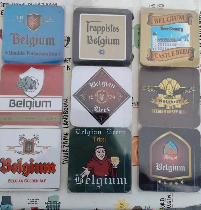 Onderleggers Belgium Beers 18 stuks, Collections, Marques de bière, Enlèvement ou Envoi, Neuf, Sous-bock