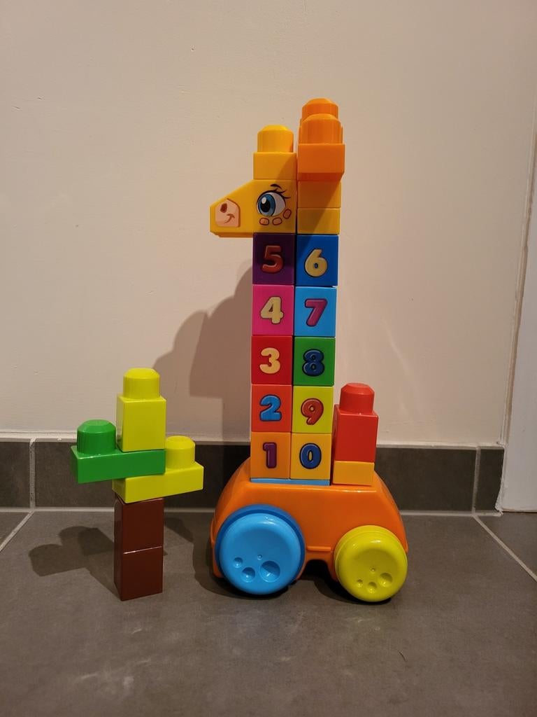 Mega Bloks bouwstenen giraf, Ophalen, Zo goed als nieuw