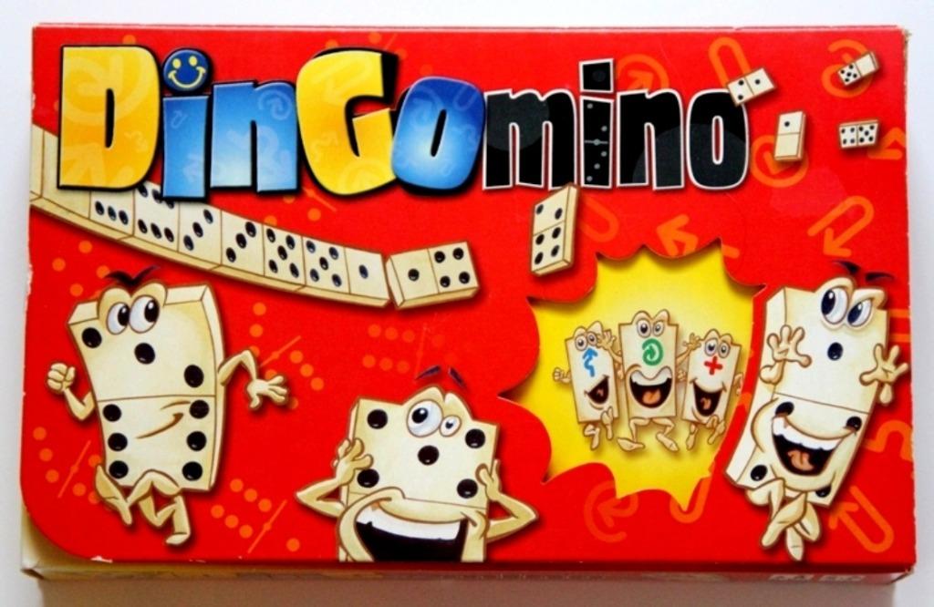 DinGomino - Gigamic - van ong. 6 tm 99jr  - NIEUW, Trois ou quatre joueurs, Enlèvement ou Envoi, Comme neuf, Gigamic