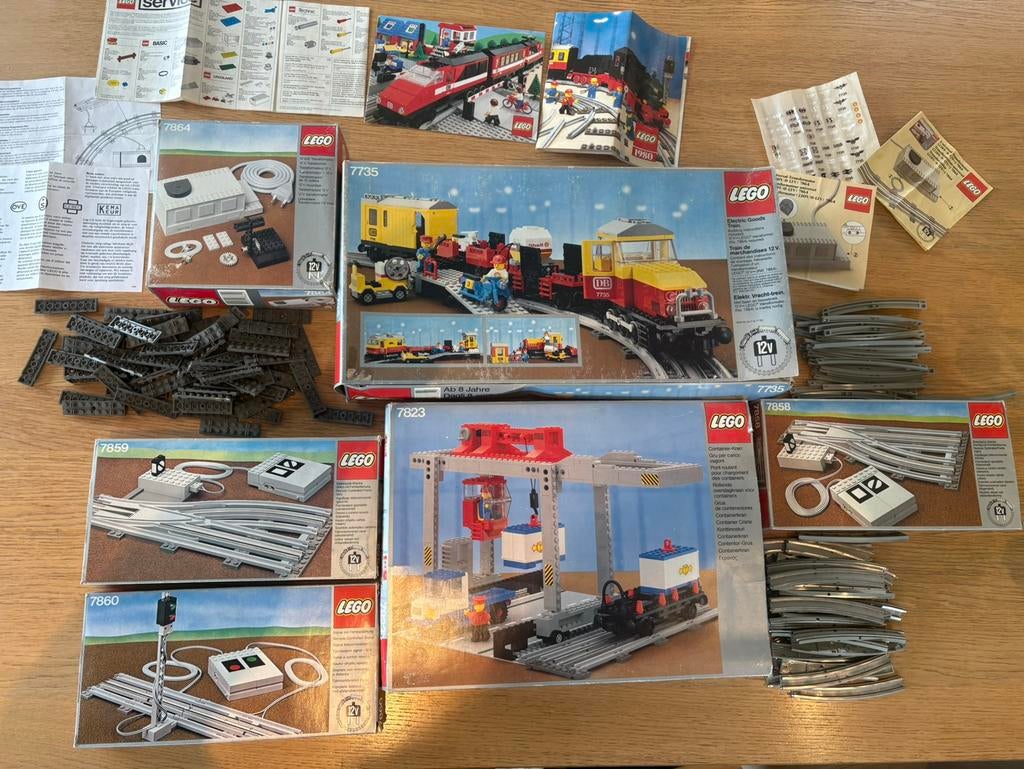 Lego trein set 1980, Ophalen of Verzenden, Gebruikt, Lego