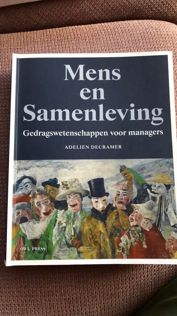 Adelien Decramer - Mens en samenleving, Boeken, Wetenschap, Zo goed als nieuw, Ophalen of Verzenden