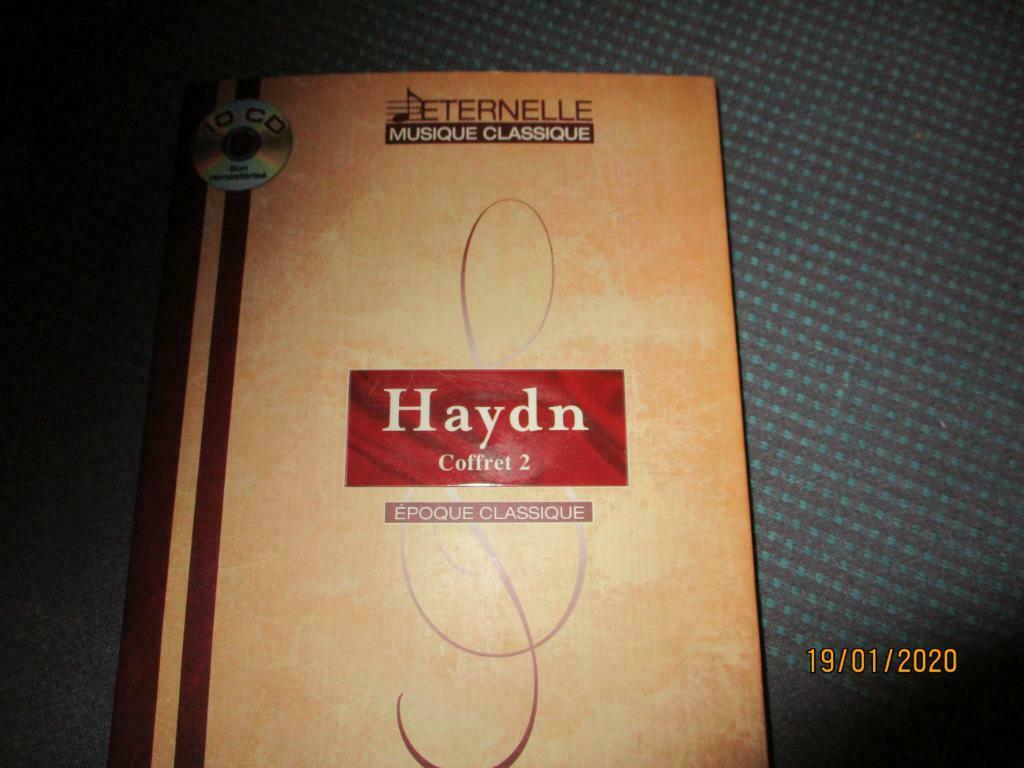 COFFRET 2 10 CDs HAYDN. EDITIONS ATLAS., CD & DVD, Enlèvement ou Envoi, Classicisme, Musique de chambre, Avec livret