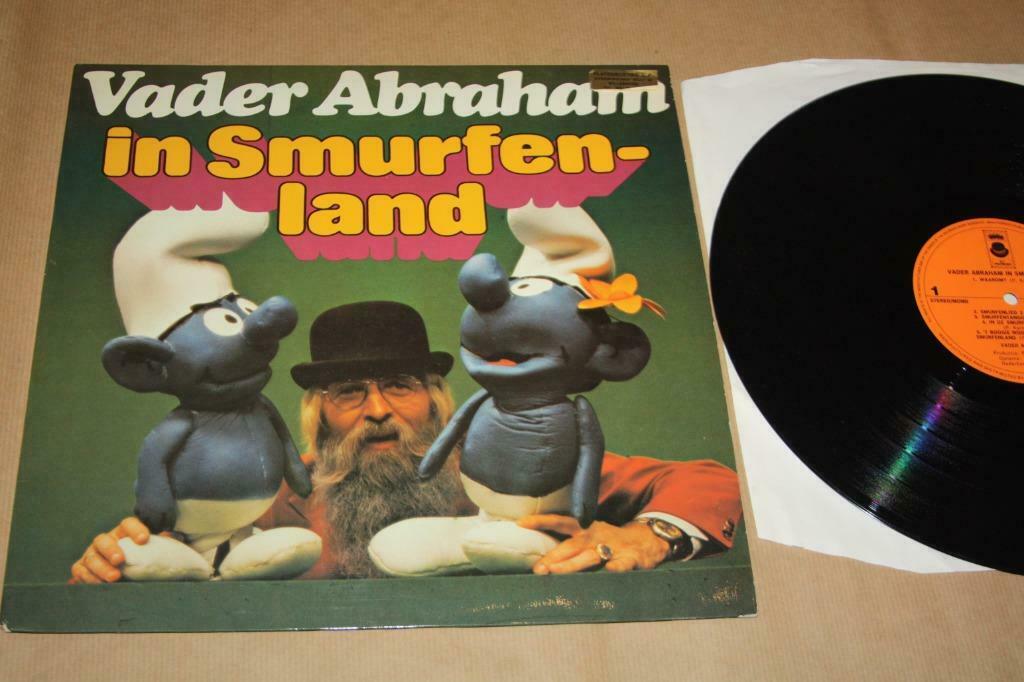 Langspeelplaat "Vader Abraham in Smurfenland" 1977, Verzamelen, Ophalen of Verzenden, Smurfen, Gebruikt, Overige typen