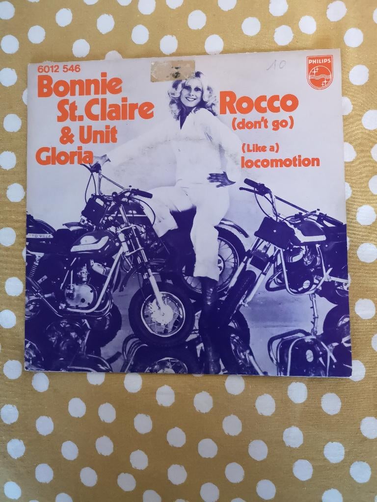45Tbonnie st_claire&unit gloria(like a)LOCOMOTION, Ophalen of Verzenden, Gebruikt, Pop