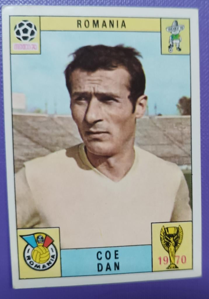 Carte Panini Coupe du monde de foot1970 Mexique 70 DAN COE, Envoi, Image