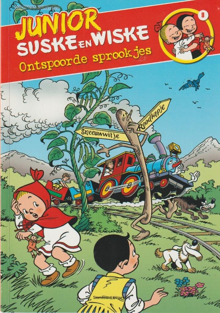 Strip Junior Suske en Wiske nr. 9 - Ontspoorde sprookjes., Envoi