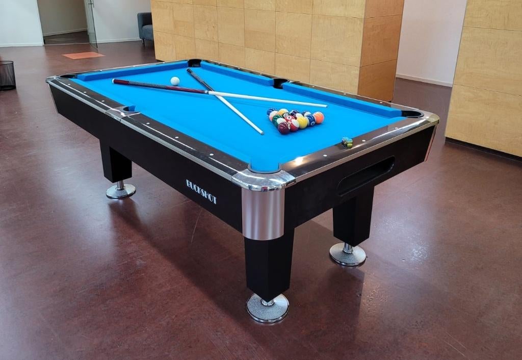 BuckShot LEISTEEN Lemans Pooltafel Biljart 7ft - 8ft - 9ft, Ophalen of Verzenden, Nieuw, Pooltafel