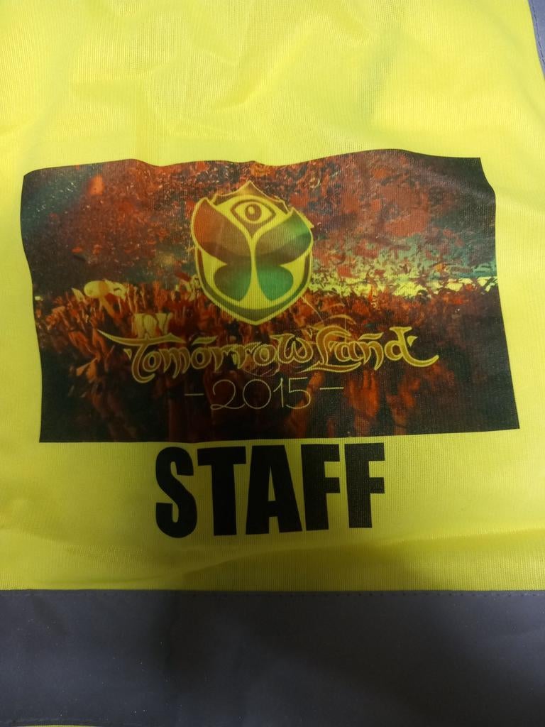 Tomorrowland 2015 : veste fluorescente Crew, Enlèvement ou Envoi