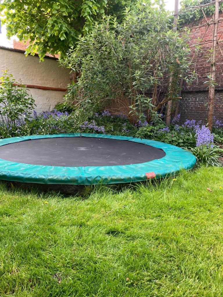 Trampoline Berg inbouw, Kinderen en Baby's, Speelgoed | Buiten | Trampolines, Ophalen, Gebruikt