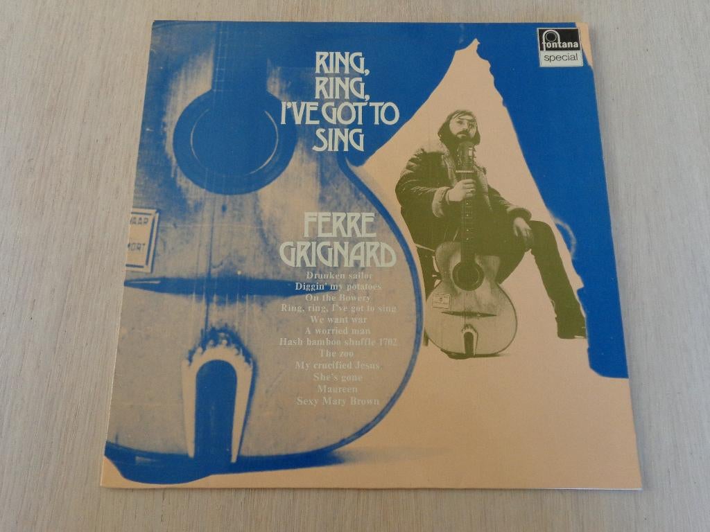 Ferre Grignard – Ring, Ring, I've Got To Sing, Ophalen of Verzenden, Zo goed als nieuw, 12 inch